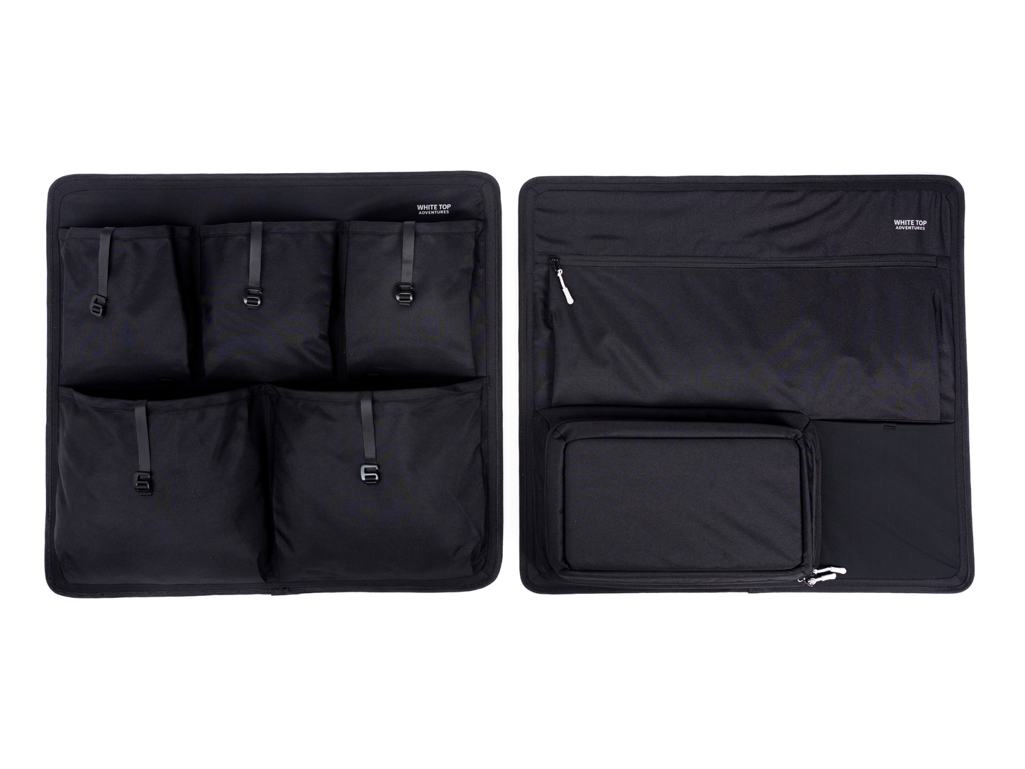 Ram Promaster Rear Door Storage Panels Bundle (Upper, Middle & Lower) White Top Adventures