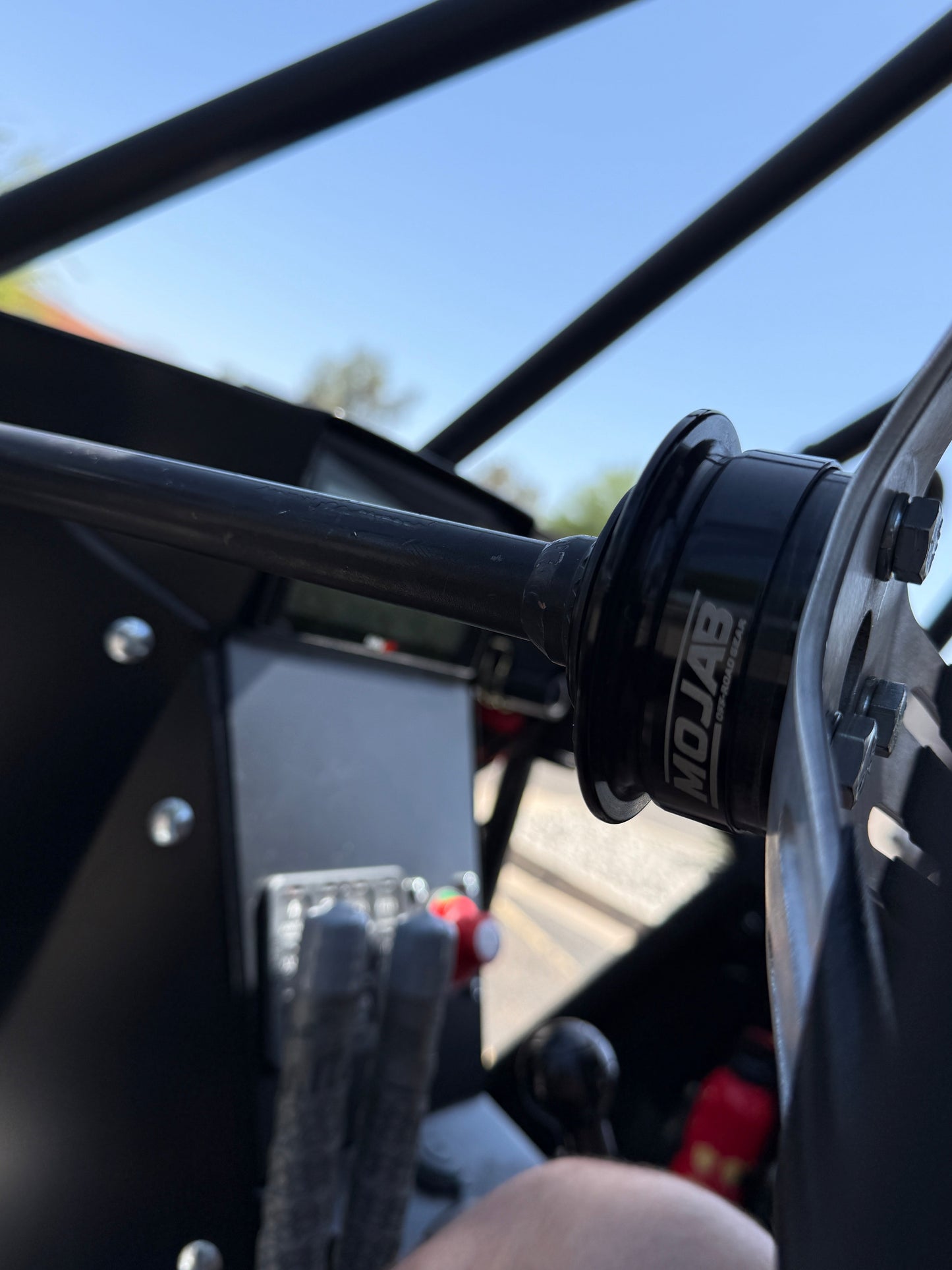 MOJAB 13" Aluminum Steering Wheel – 3-Bolt Pattern (Extended coating spokes) MOJAB OFFROAD