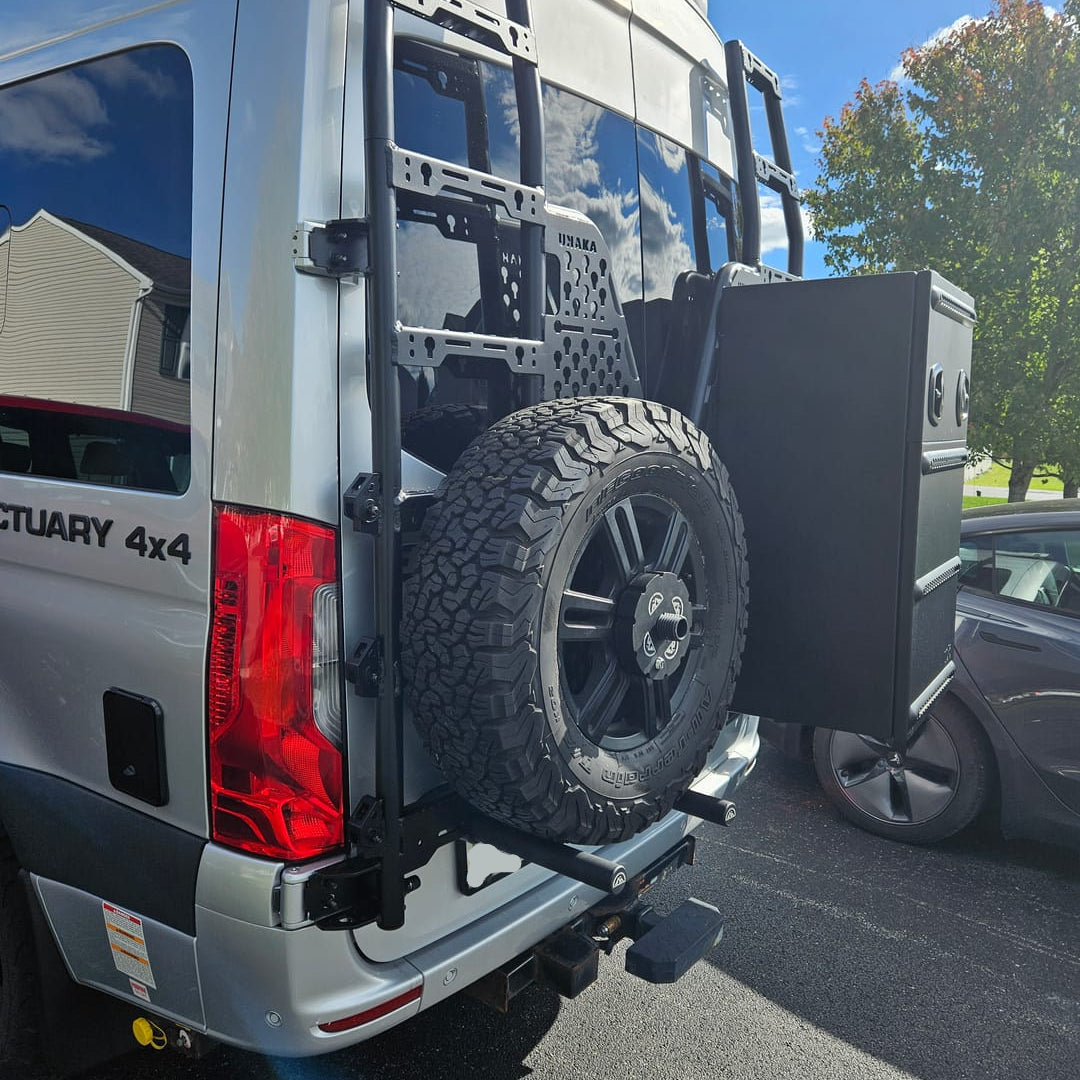 Rear Ladder System - Tire Carrier Unaka Gear Co.