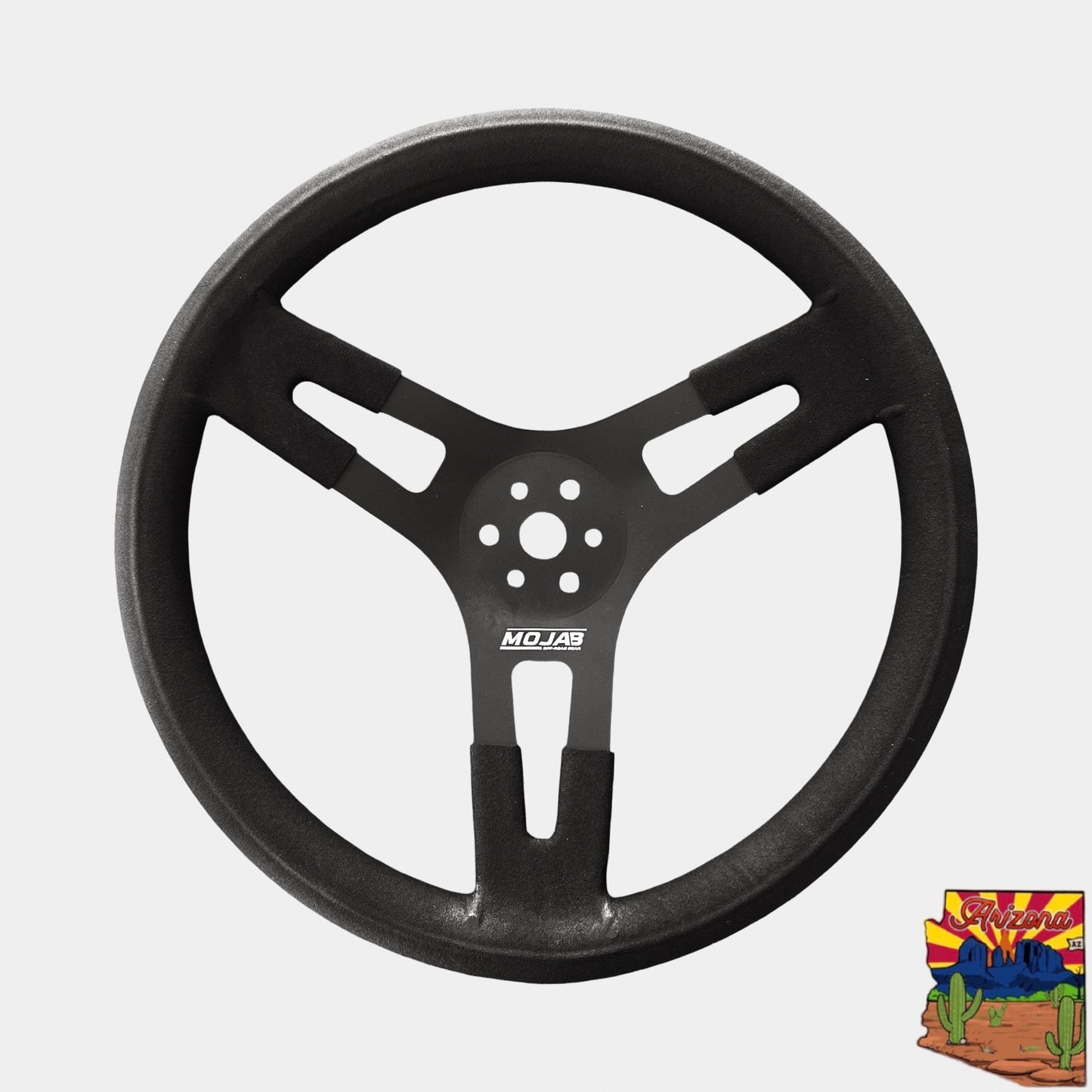 MOJAB 13" Steel Steering Wheel – 6-Bolt Dual Pattern