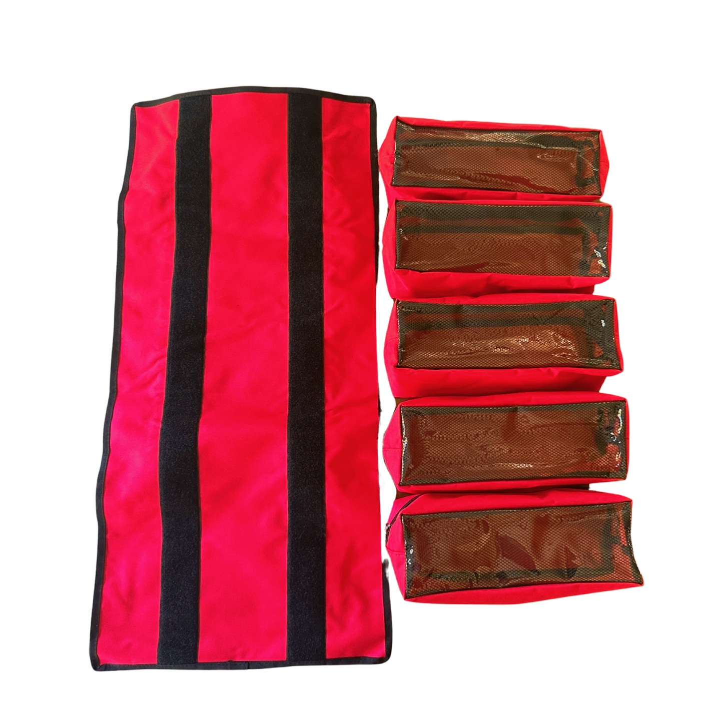 Large Canvas Tool organizer bag with 5 removeable pouches MOJAB OFFROAD