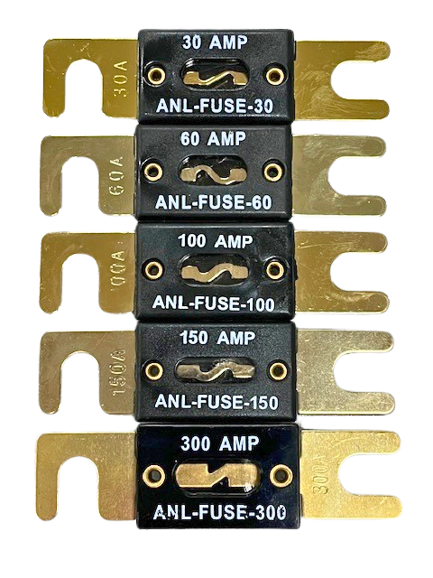 ANL Fuse With Cable Kit Inverter Radio Amplifier Battery RV Car Truck Trailer Camping Off-Grid Applications