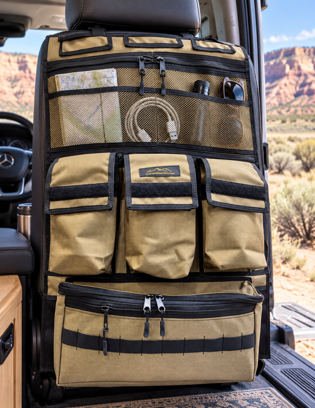 Adventure Ready 3 Seat Organizer Overland Gear Guy