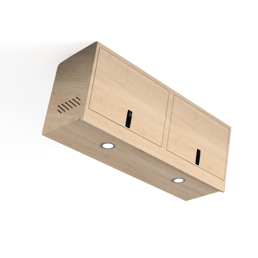 Aero Overhead Van Cabinet | Squared