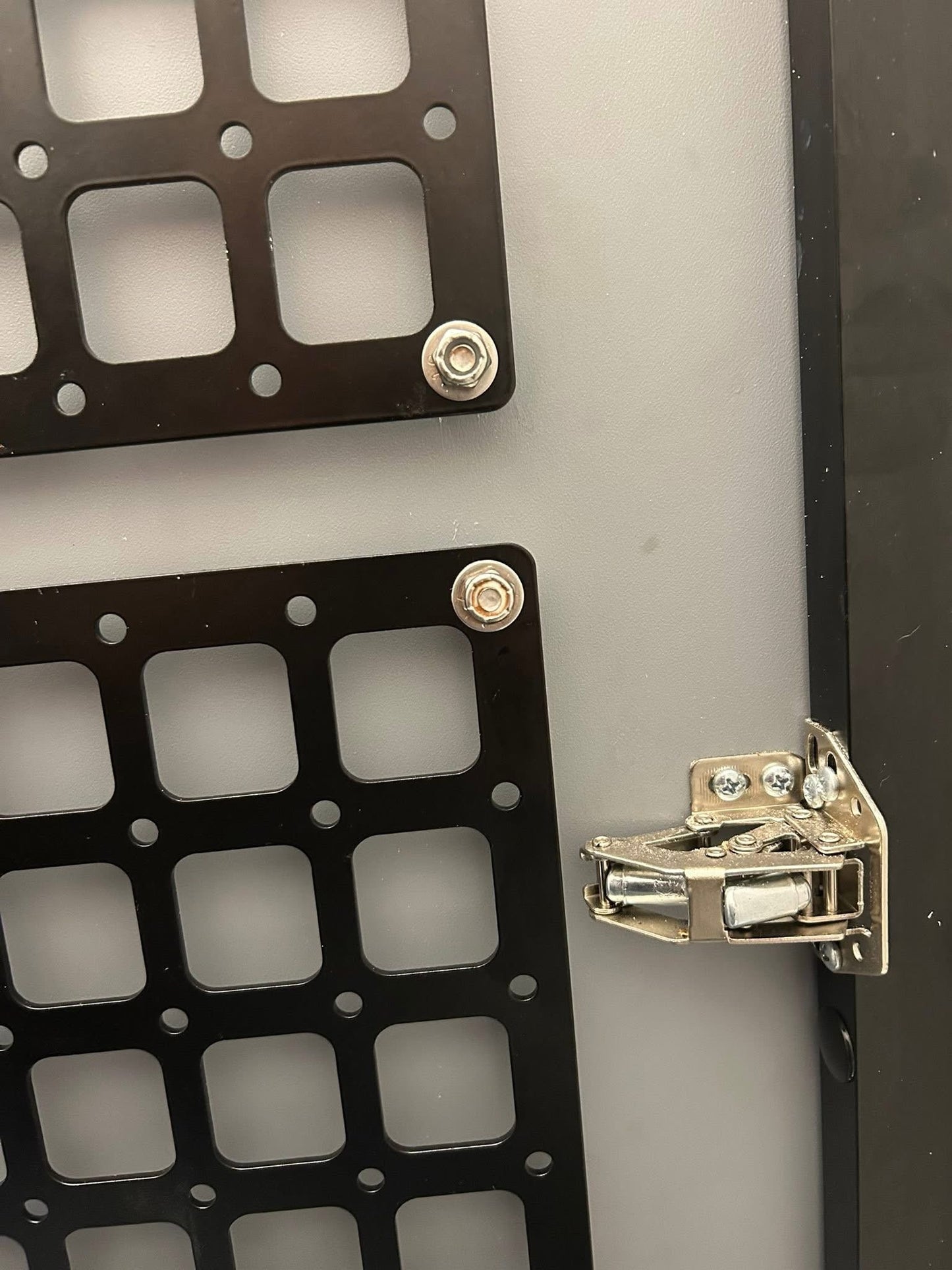 The Original Revel Shower Door MOLLE Panel by FreedomVanGo