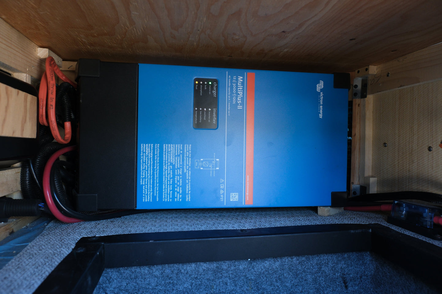 Winnebago Ekko Sprinter 23b Multiplus Inverter Upgrade by FreedomVanGo
