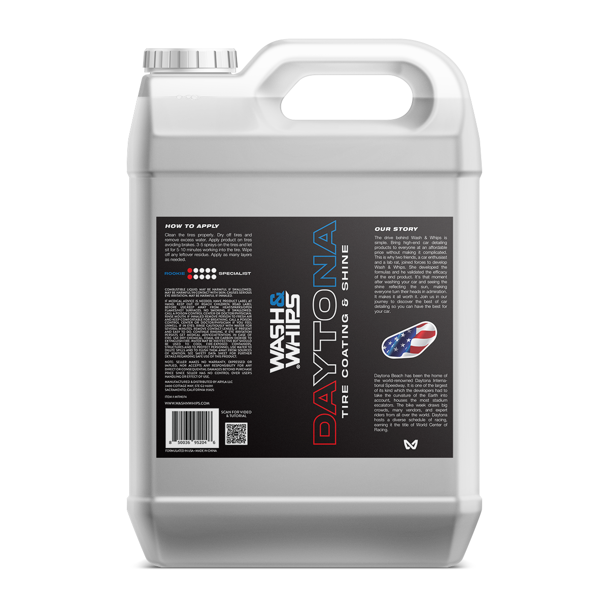 WASH&WHIPS Daytona Tire Coating & Shine