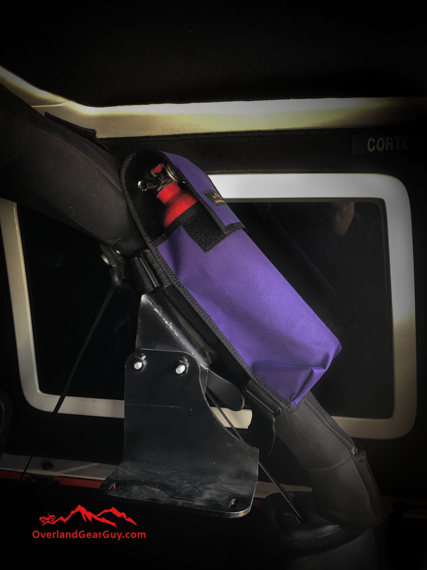 Jeep Fire Extinguisher Pouch Roll Bar Overland Gear Guy