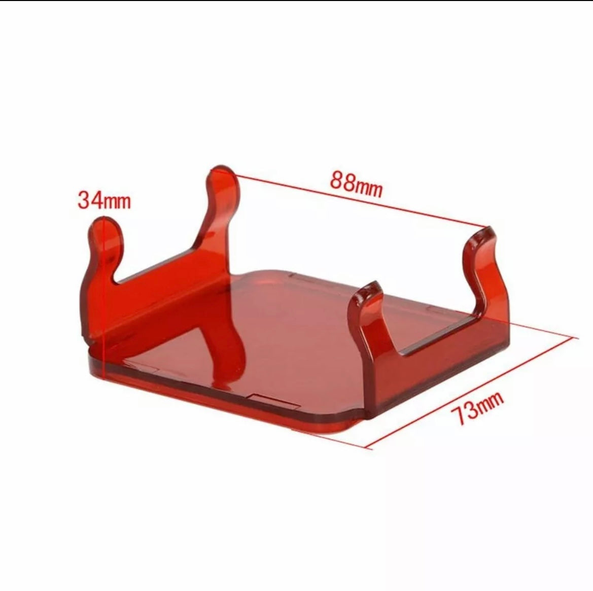 (4) Pieces Red LED Pod Cover