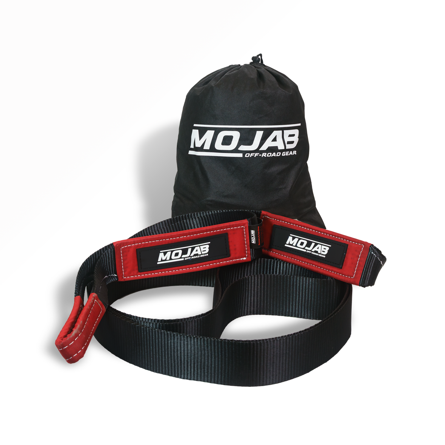 3'' x 20' Tow Strap / Winch Strap (Lifetime Warranty) MOJAB OFFROAD