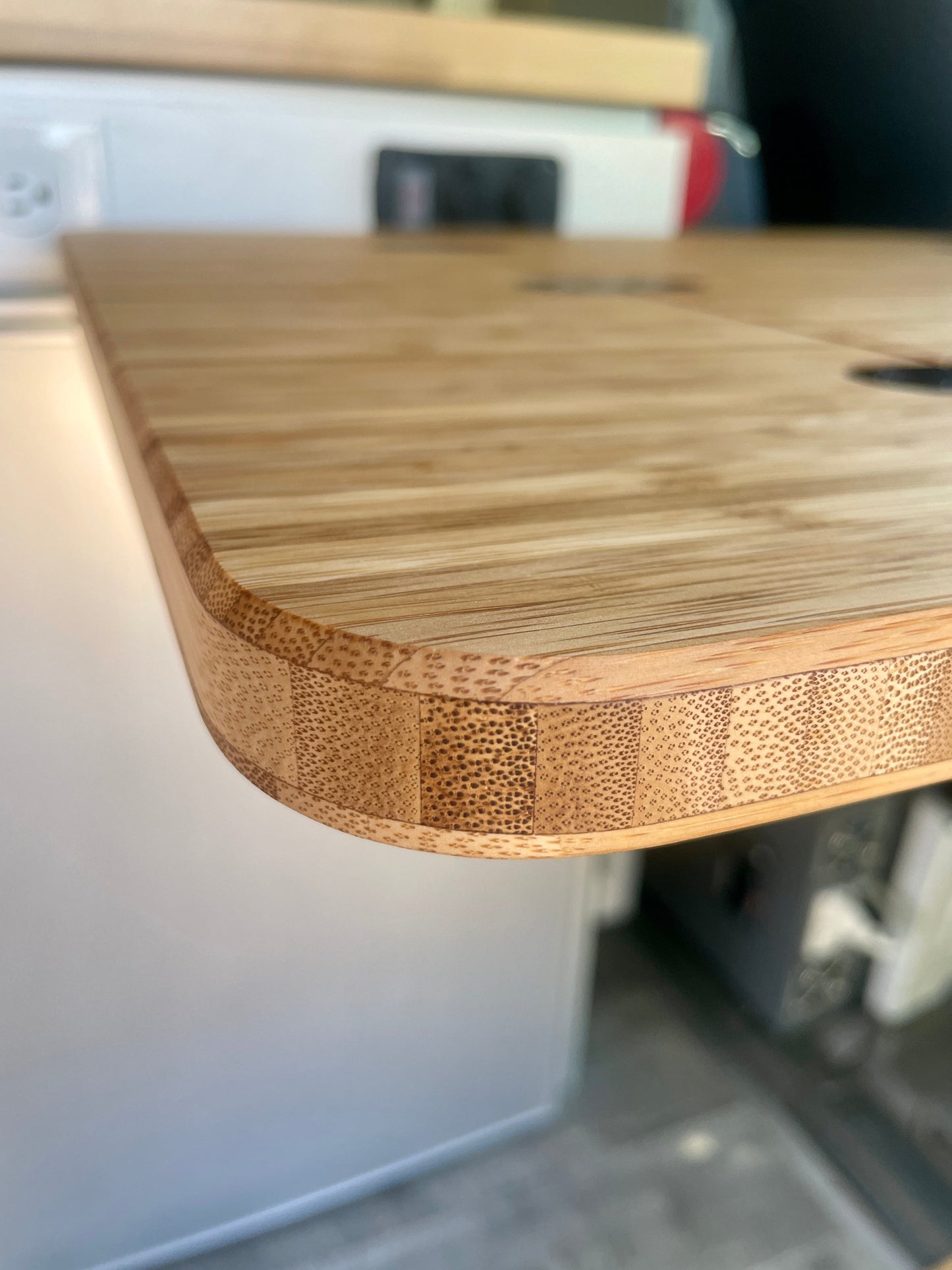 Folding Bamboo Lagun Table 3/4" Thick For Camper Vans and RVs Weekender Outdoors