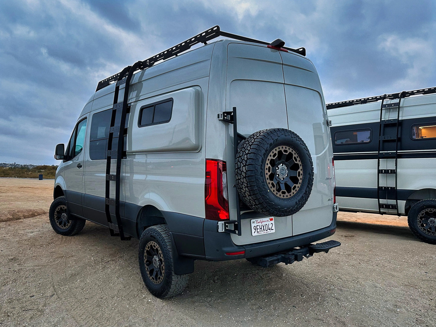 SV Spare Tire Bracket Sandy Vans