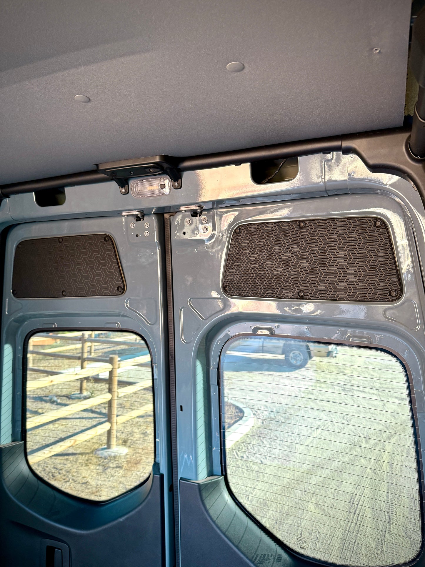 Sprinter Rear Door Panels โ Set of Tetrapod Design (2007+) Weekender Outdoors