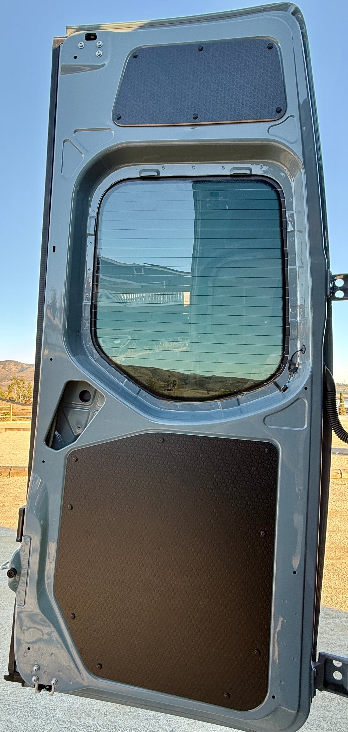Sprinter Rear Door Panels – Set of Black-Hex (2019+) Weekender Outdoors
