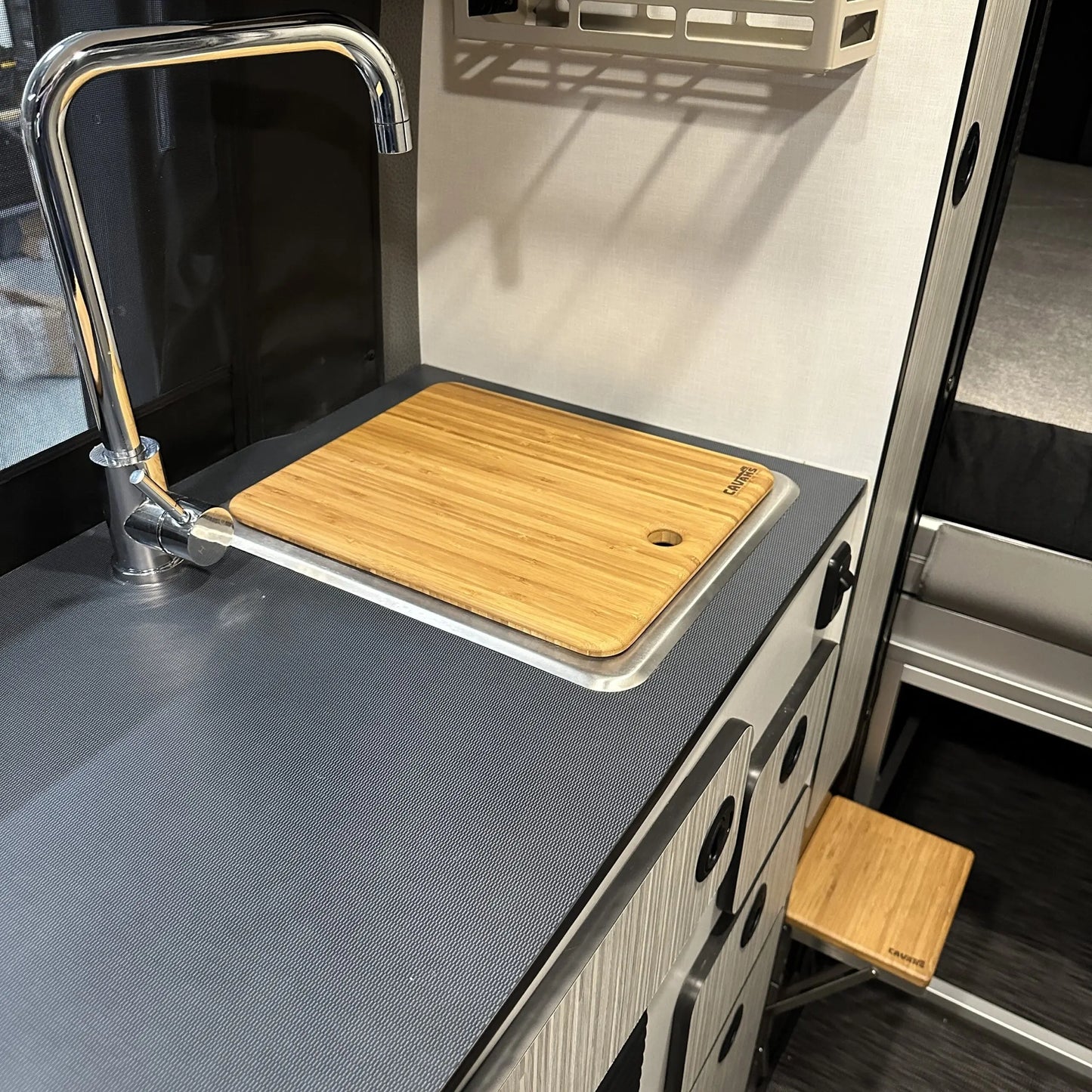 Bamboo Sink Cover- 21-24 REVEL & 25 REVEL Sport/JAYCO/ENTEGRA/TIFFIN Canyon Adventure Vans
