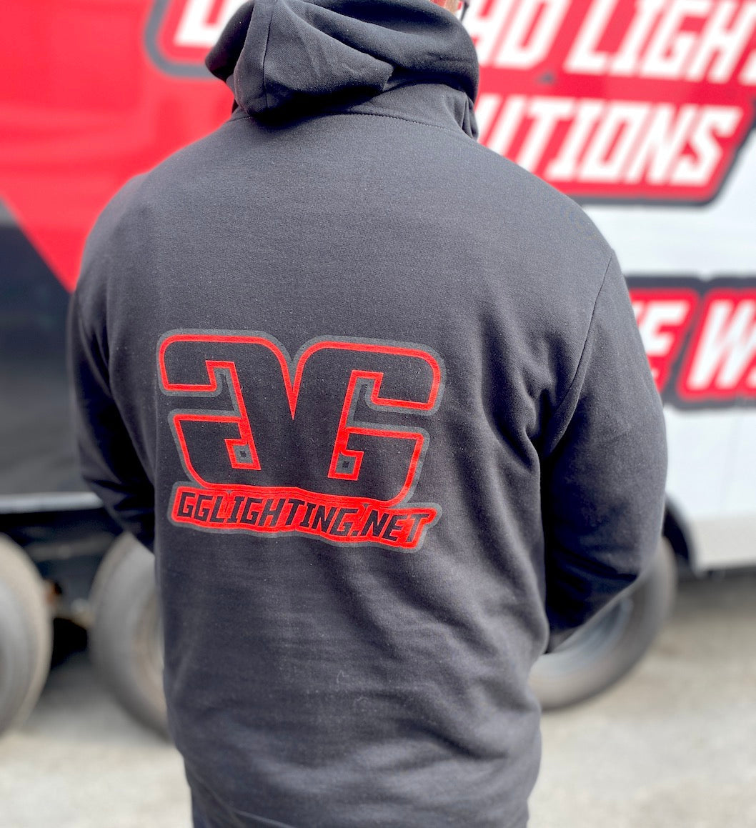 GGLighting Race Hoodie Black Size Large GGLighting
