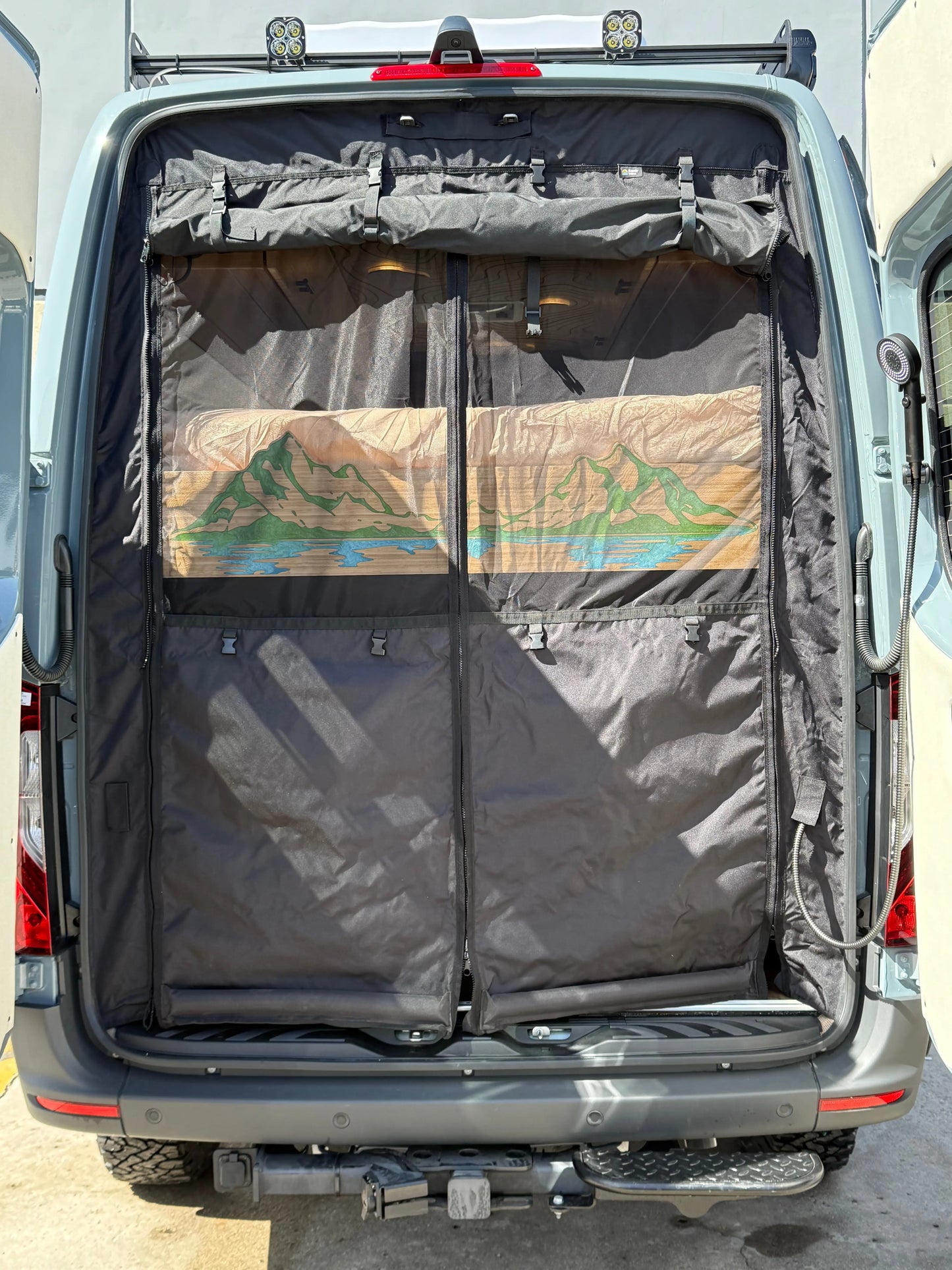 Sprinter Van Rear Door Bug Screen Sandy Vans