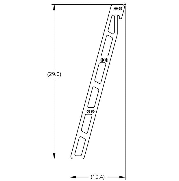 Tetravan Lightweight Aluminum Ladder for Folding Shower Tetravan