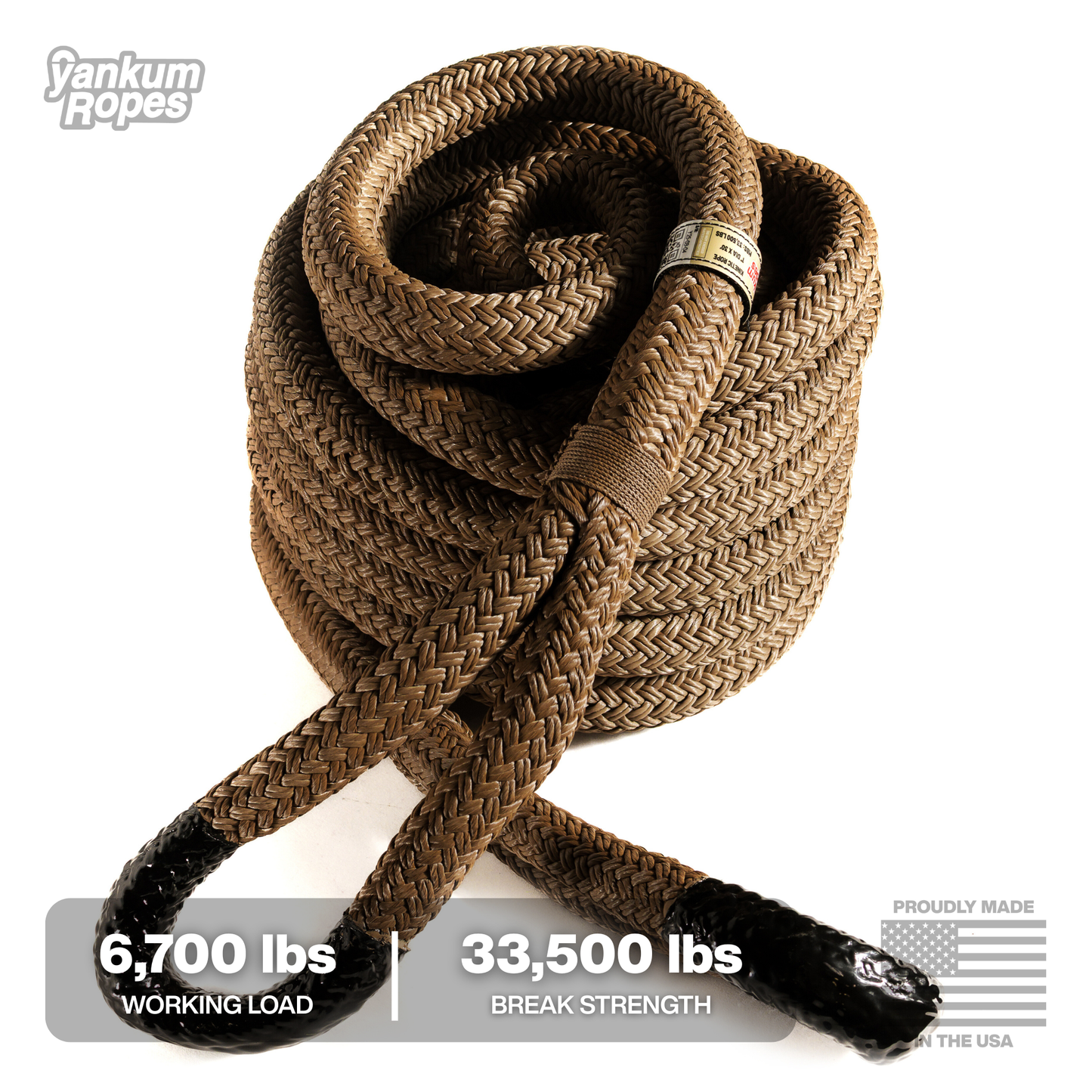 1" Kinetic Recovery Rope "Rattler"