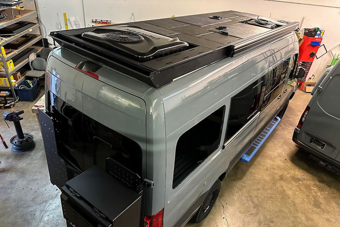 Sprinter Roof Deck Panels 2.0 | Flush Design Orion Van Gear