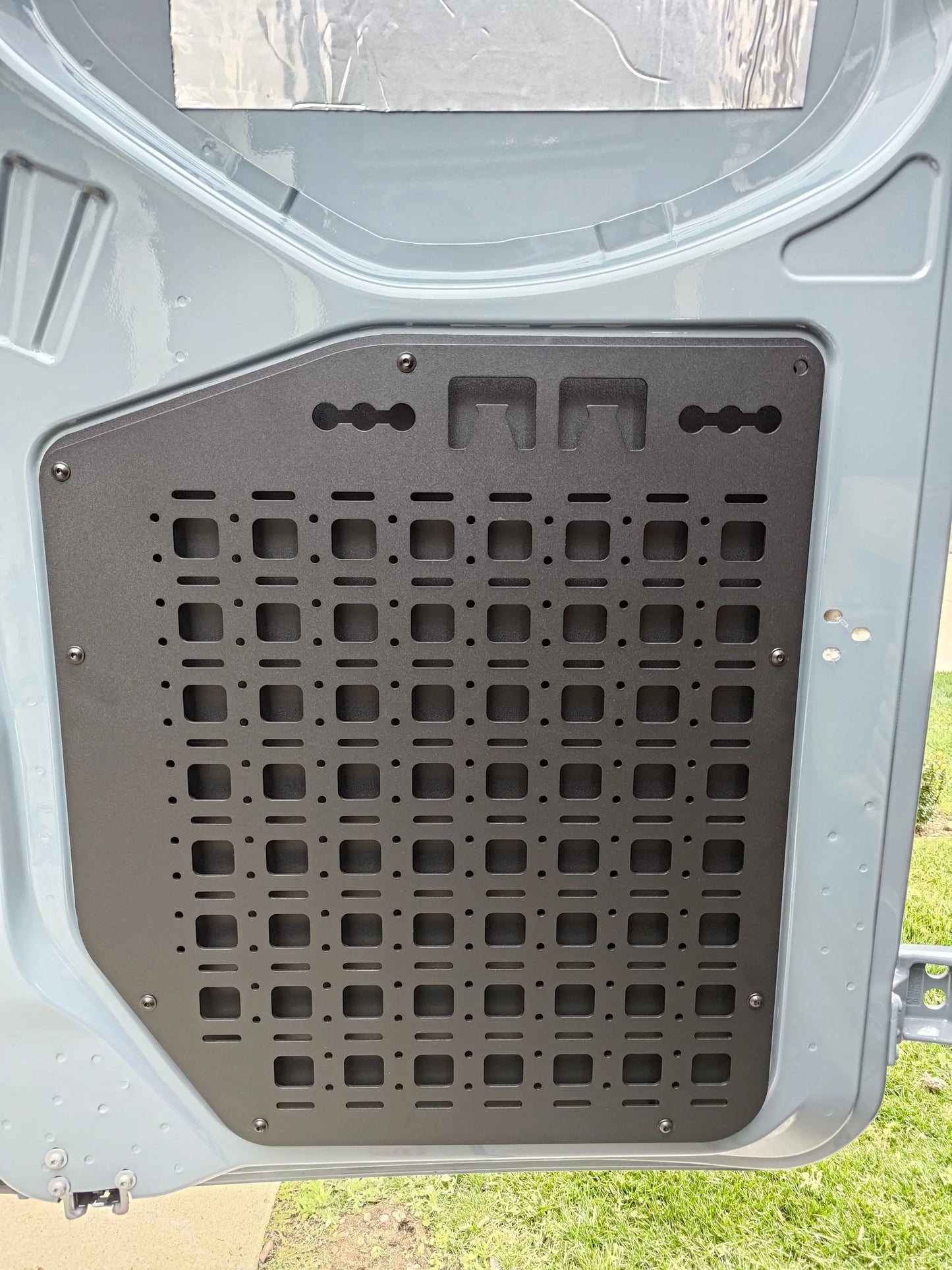 SPRINTER REAR DOOR MOLLE PANEL White Top Adventures