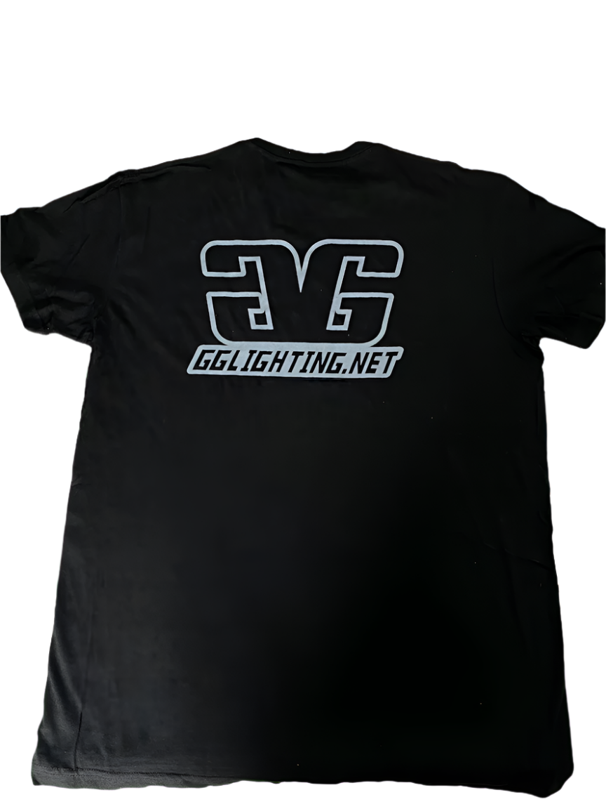 GGlighting Black 100% Cotton T-Shirt GGLighting