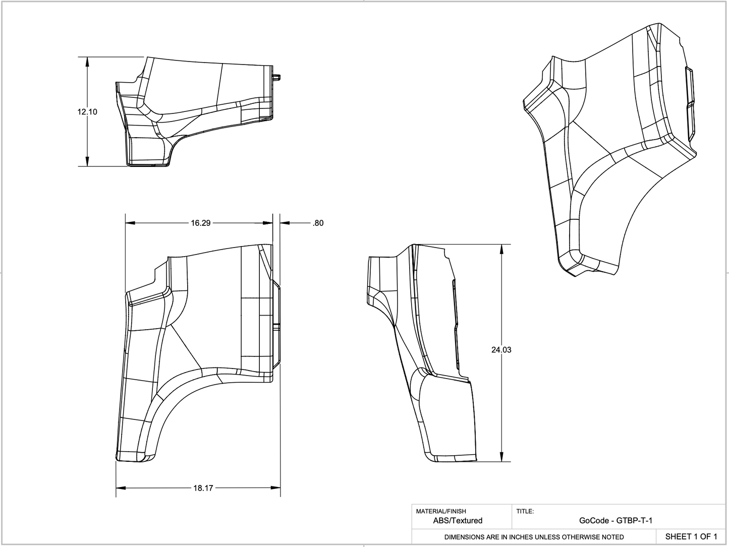 Ford Transit High Roof Front Trim Kit GoCode