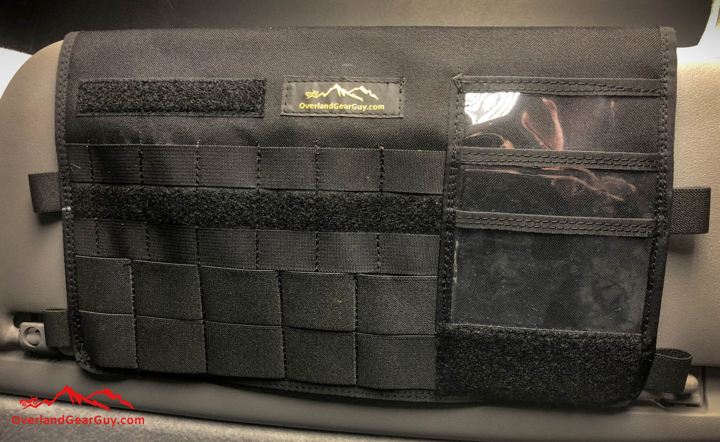Sprinter Sun Visor Organizer with Mirror Overland Gear Guy