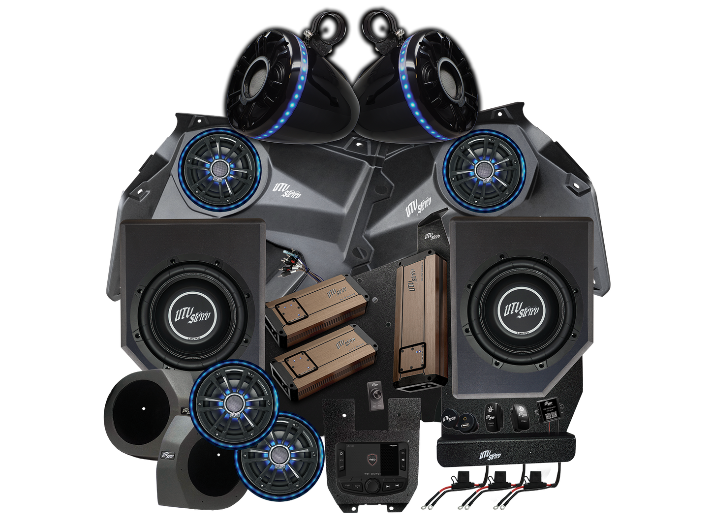 Can-AmĀ® X3 Elite Series Stage 8 Stereo Kit | UTVS-X3-S8-E
