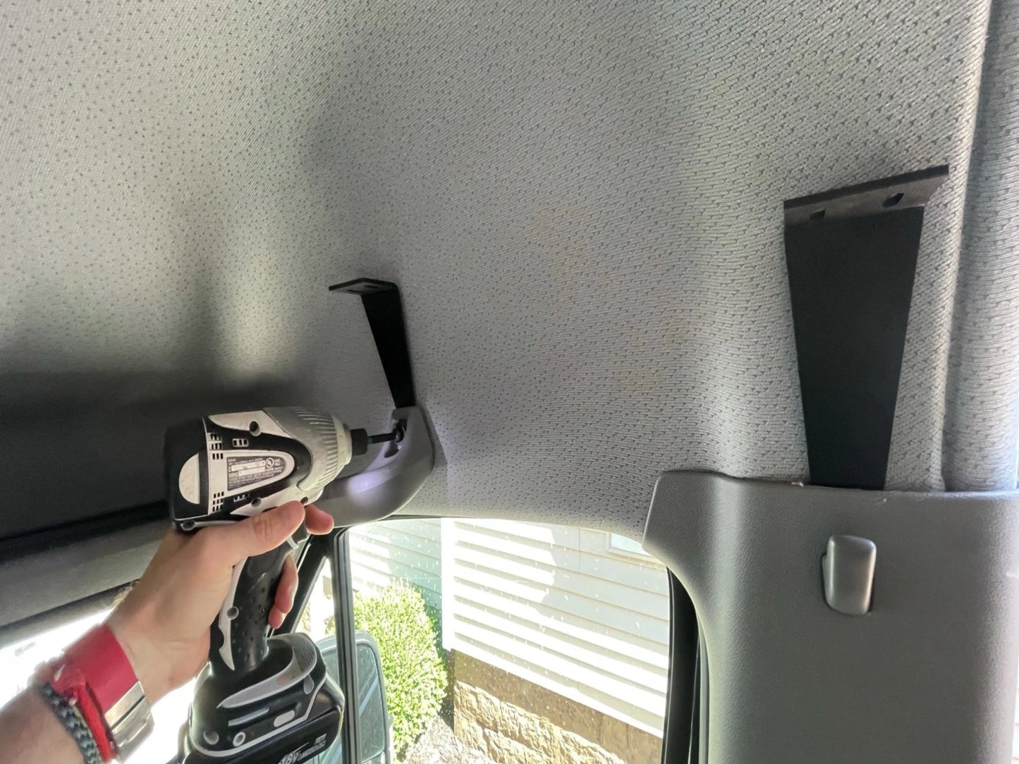 SPRINTER HEADLINER SHELF INCLUDES CURTAIN ROD AND LINER 2007-2018 White Top Adventures