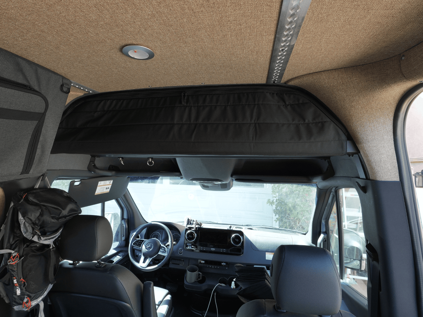 SPRINTER HEADLINER SHELF COVER White Top Adventures