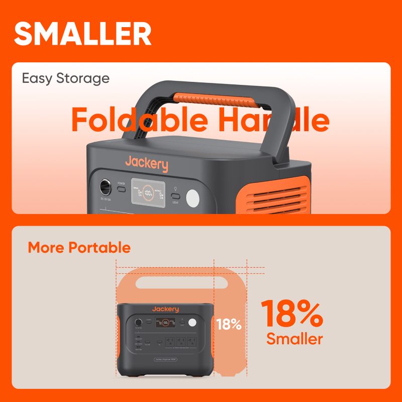 Jackery Portable Power Station Explorer 1000 v2 Jackery