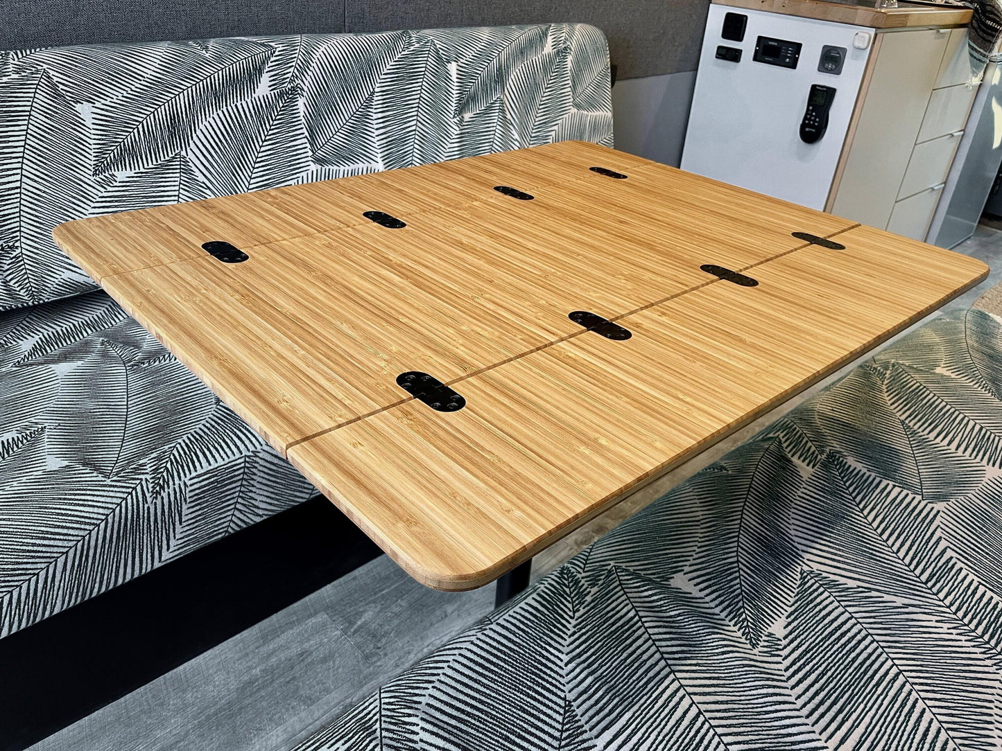 The Horizon Dining Bamboo Table 1/2" Thick For Camper Vans and RVs
