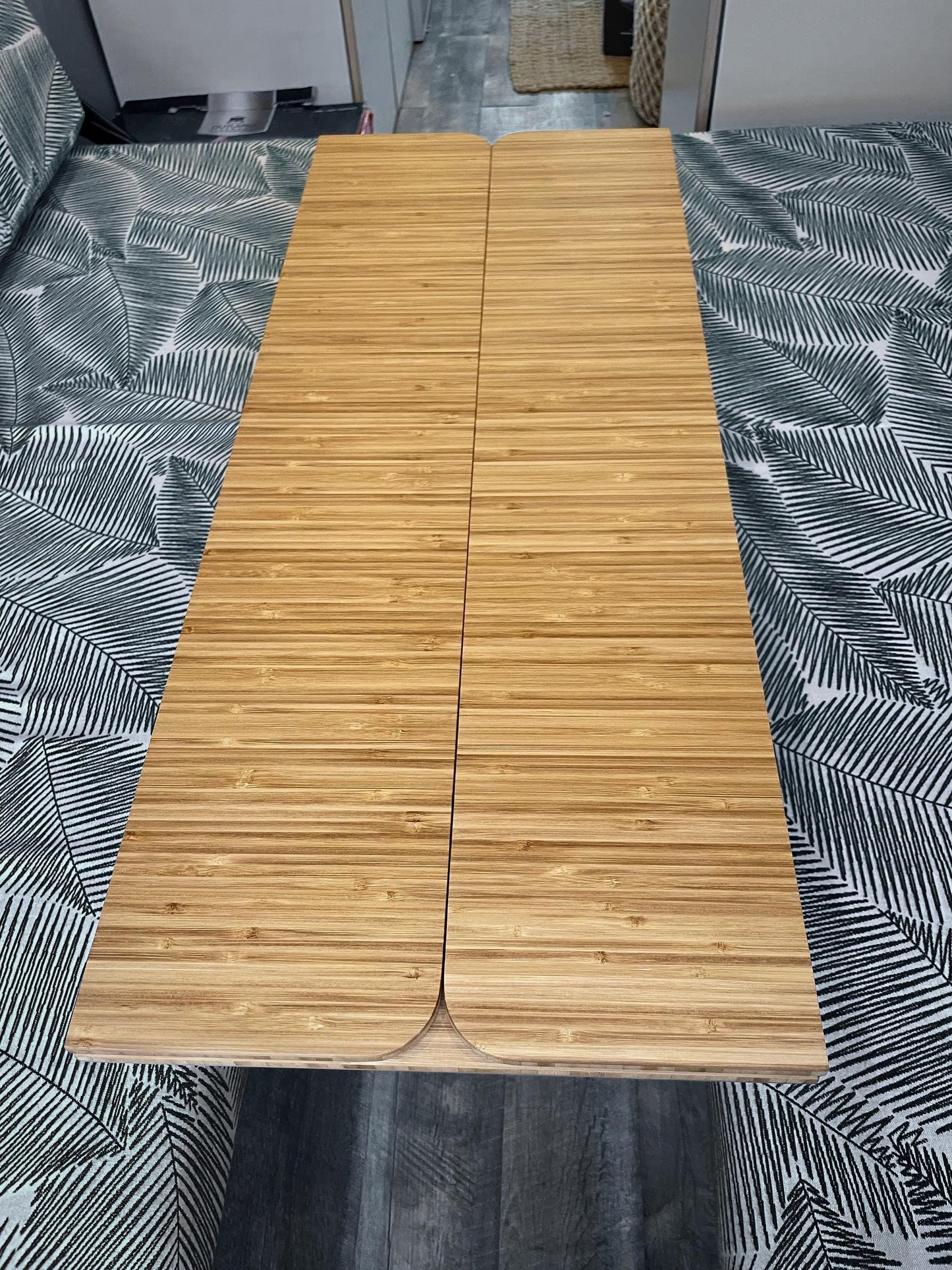 The Horizon Dining Bamboo Table 1/2" Thick For Camper Vans and RVs