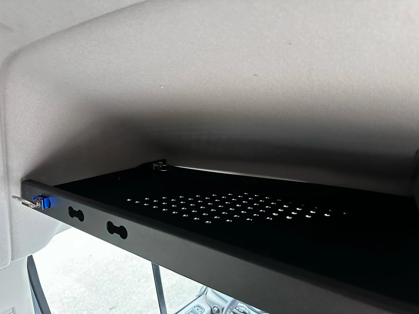 FORD TRANSIT HEADLINER SHELF 3.0 CURTAIN ROD AND LINER - FITS MID AND HIGH ROOF VANS 2014+ White Top Adventures