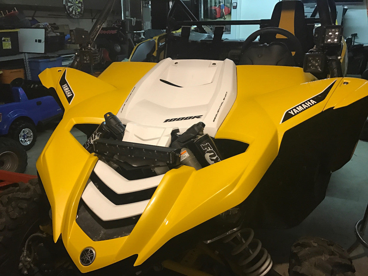 Yamaha YXZ 1000r 12" Single Row LED Bar Shock Mount