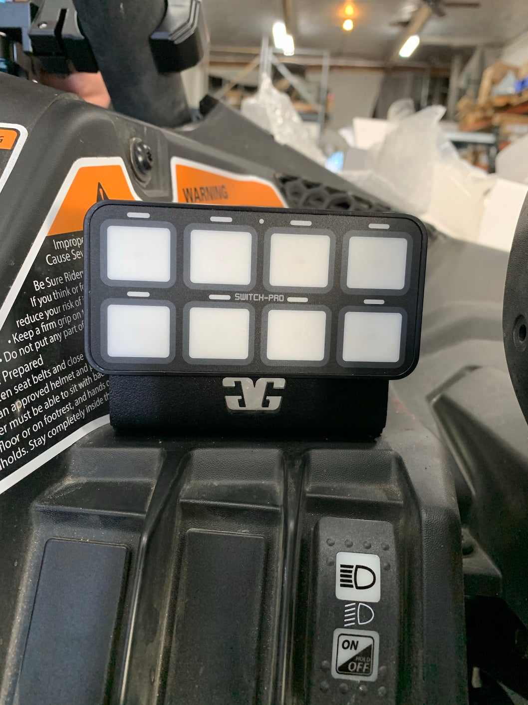 Can-Am X3 Switch Pros Dash Mount Made In USA GGLighting