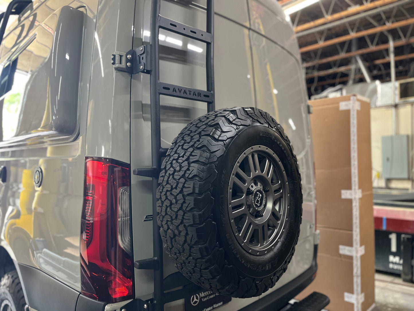 Rear Ladder Tire Carrier