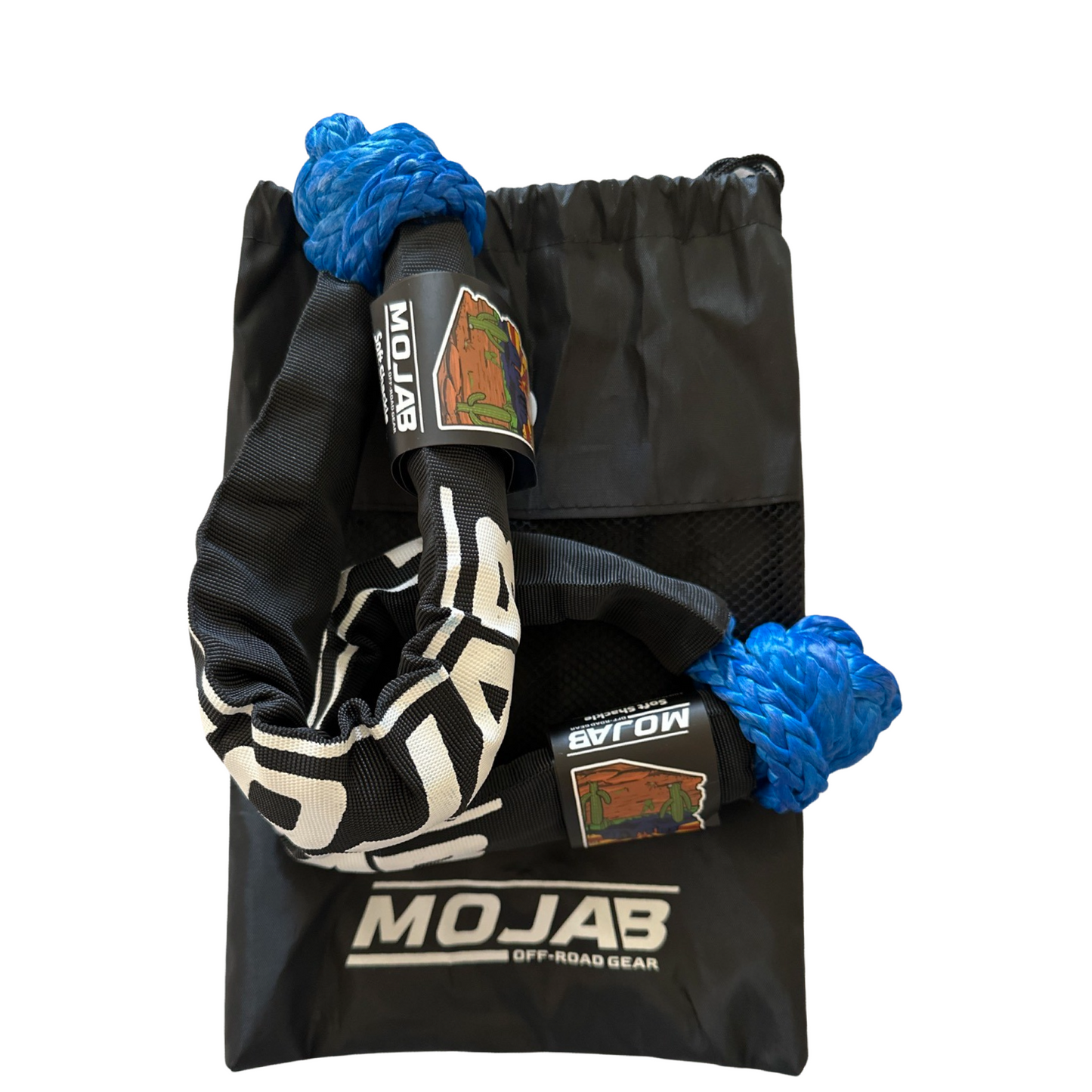Soft Shackle 3/8'' x 22” with sleeve and bag (Set of 2 Shackles) (Lifetime Warranty)