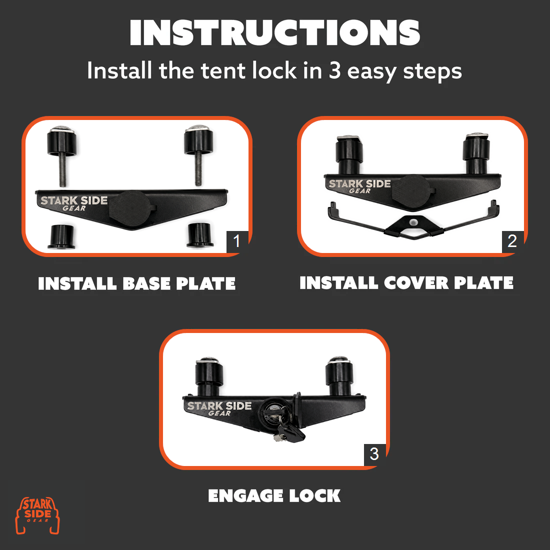 The Gatekeeper - Locking Tent Mount (Option B) Vanultra