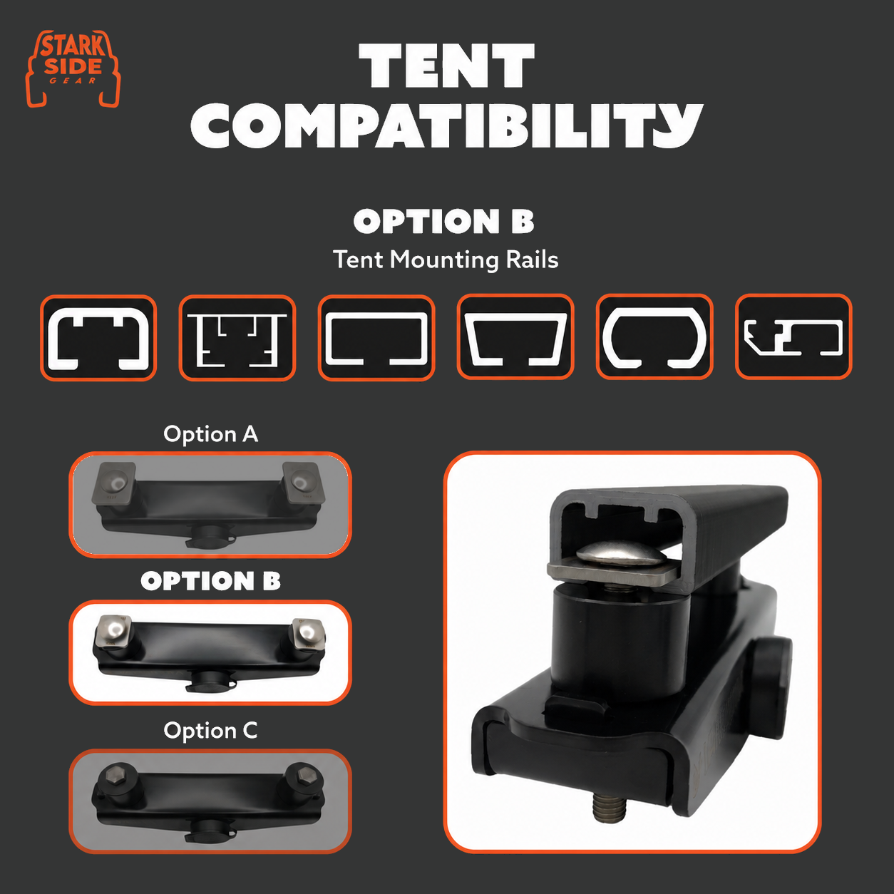 The Gatekeeper - Locking Tent Mount (Option B) Vanultra