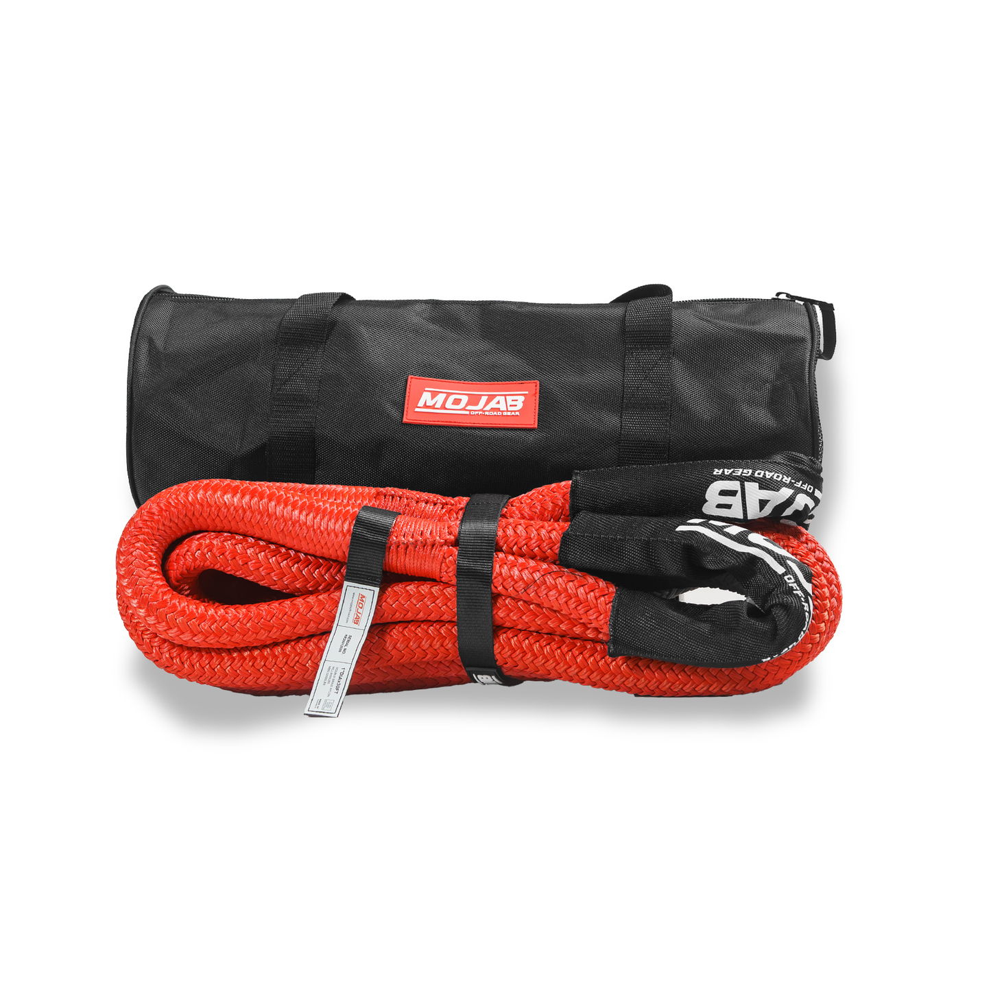 1” x 30' Kinetic rope with storage bag (Lifetime Warranty) MOJAB OFFROAD