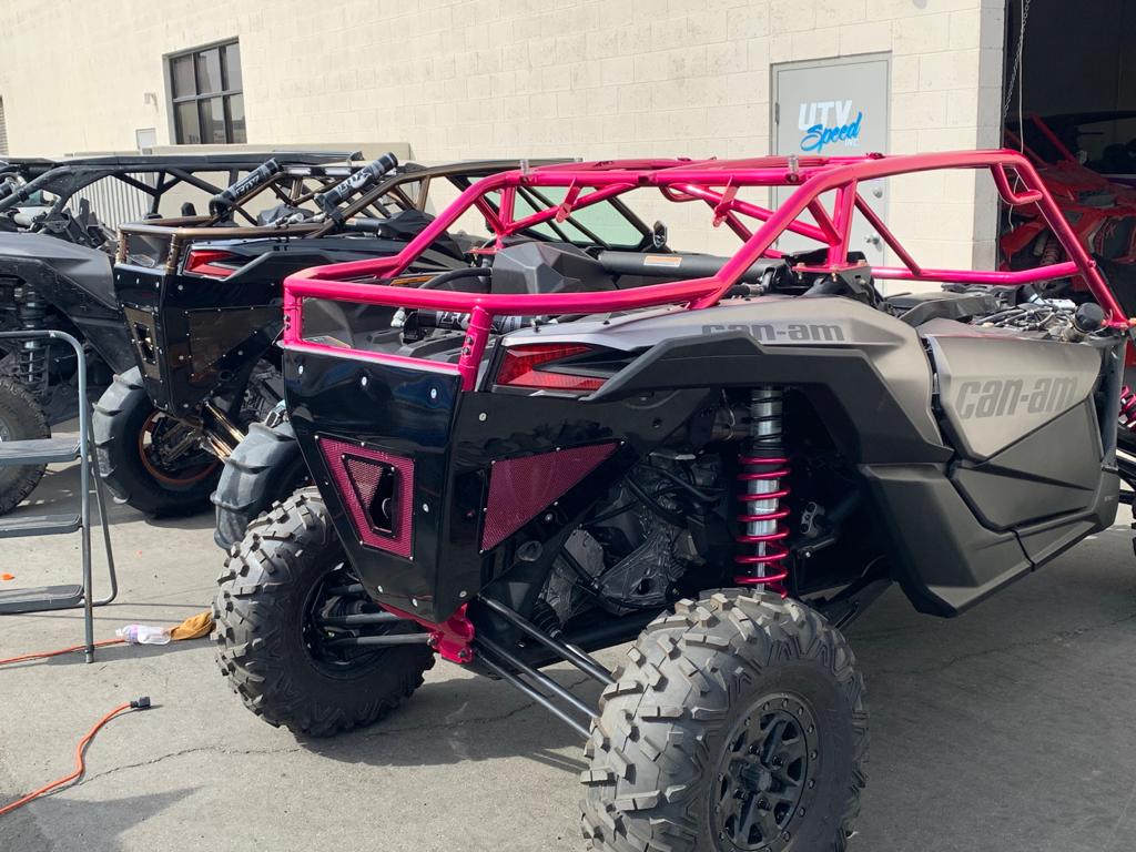 2017+ Can-Am Maverick X3 2DR Cage with Attached Rear Bumper UTV SPEED