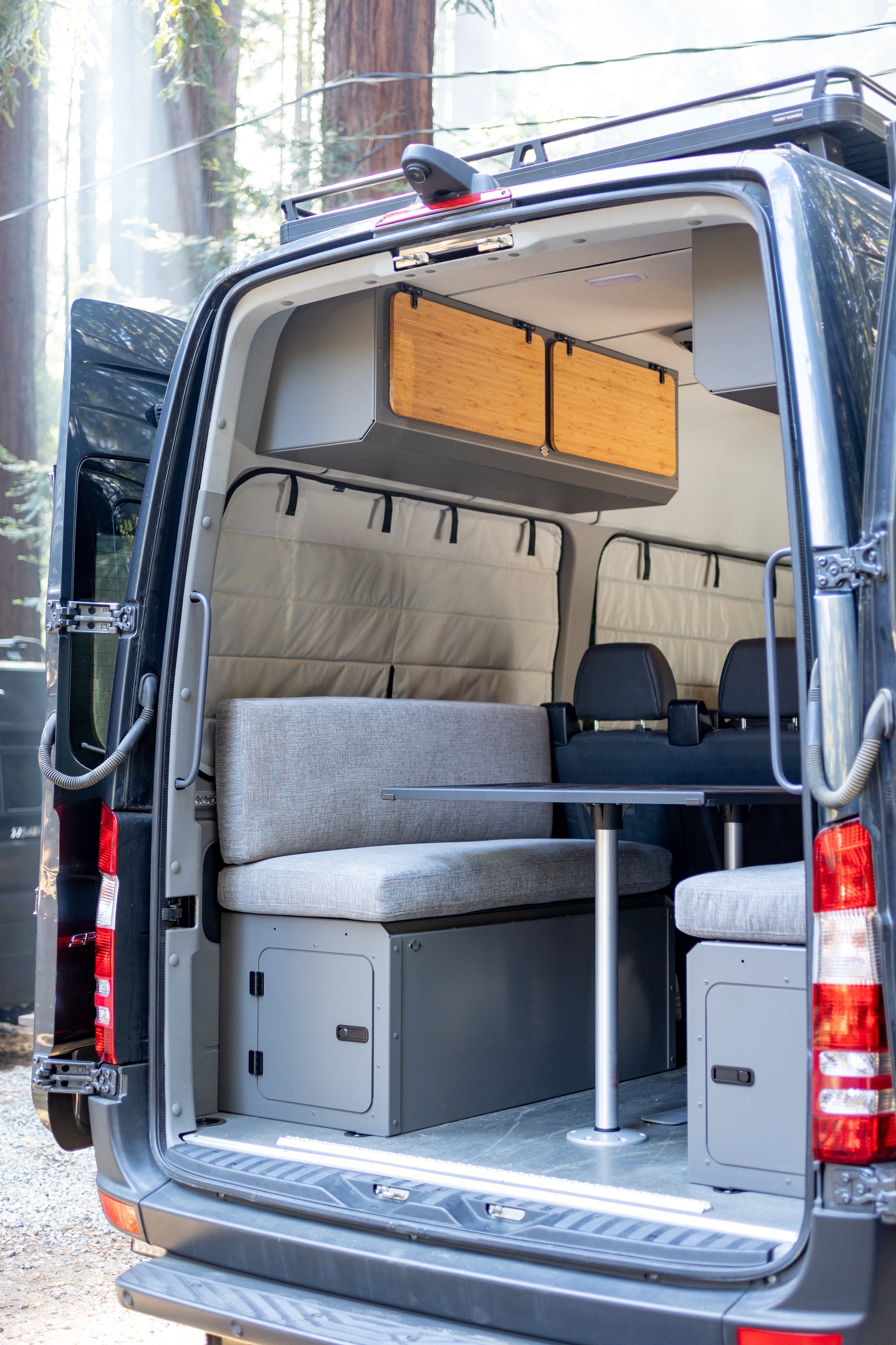Mercedes Sprinter Stealth Passenger Van Rear Qtr Window Covers VanEssential
