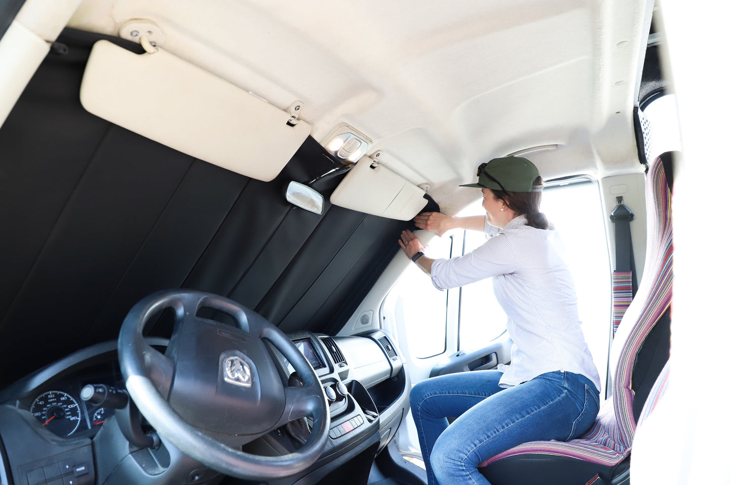 Ram Promaster Reflective Front Windshield Cover VanEssential