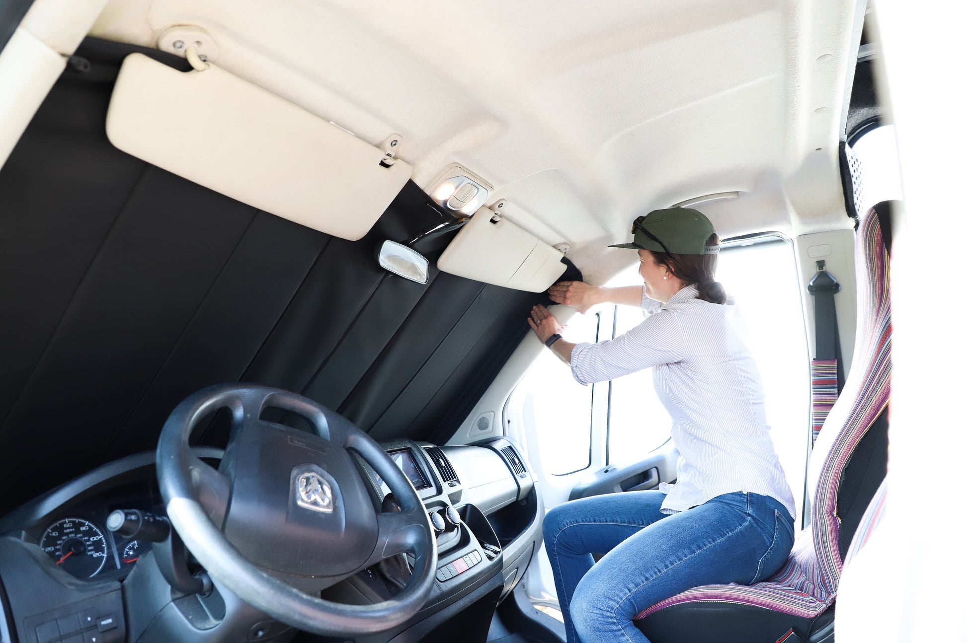 Ram Promaster Reflective Front Windshield Cover VanEssential