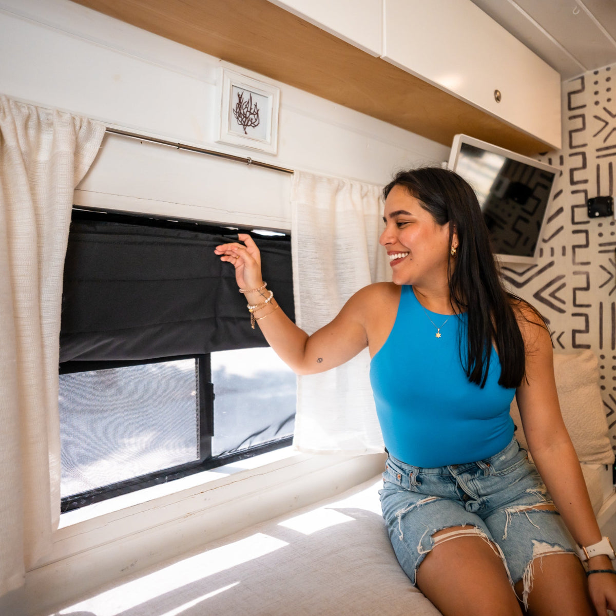 Ford Transit Stealth Crew Window Cover VanEssential