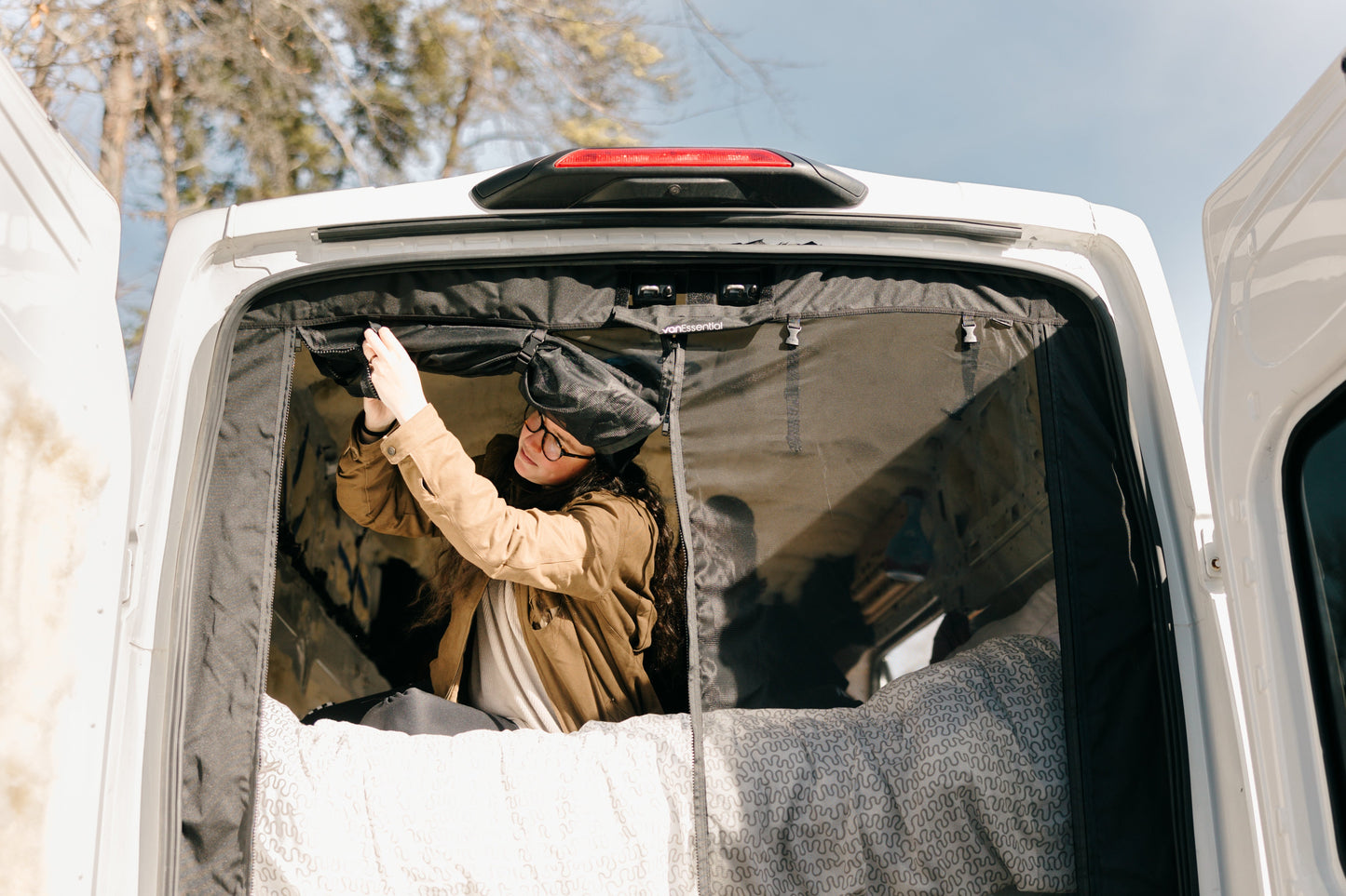 Ford Transit Bug Screen - Rear Door VanEssential