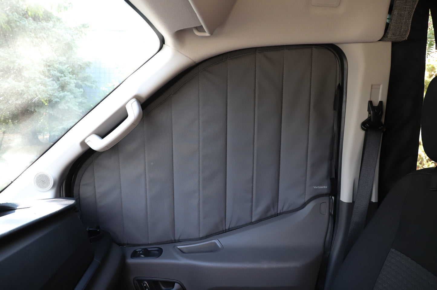 Ford Transit Stealth Front Door Window Covers (Pair) VanEssential