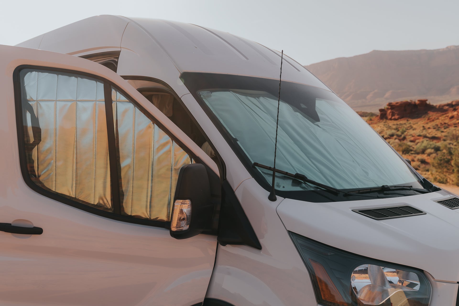 Ford Transit Reflective Front Windshield Cover VanEssential